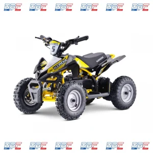 Pocket Quad électrique 800w enfant KEROX E-Rex BW6 JAUNE